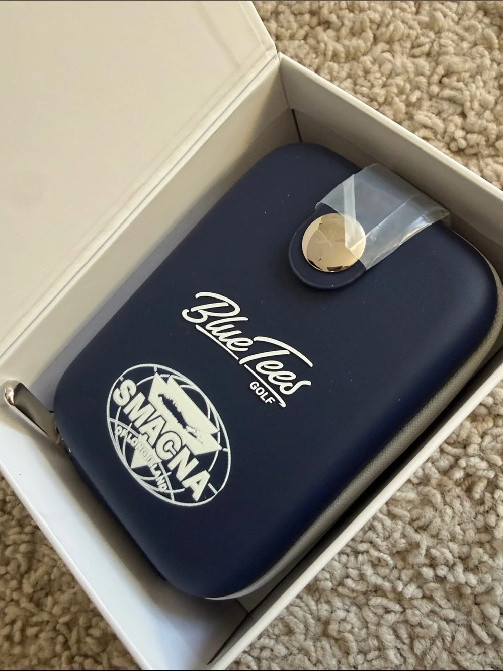 Blue Tees 3 max + magnetic laser rangefinder Golf, new in box original packaging
